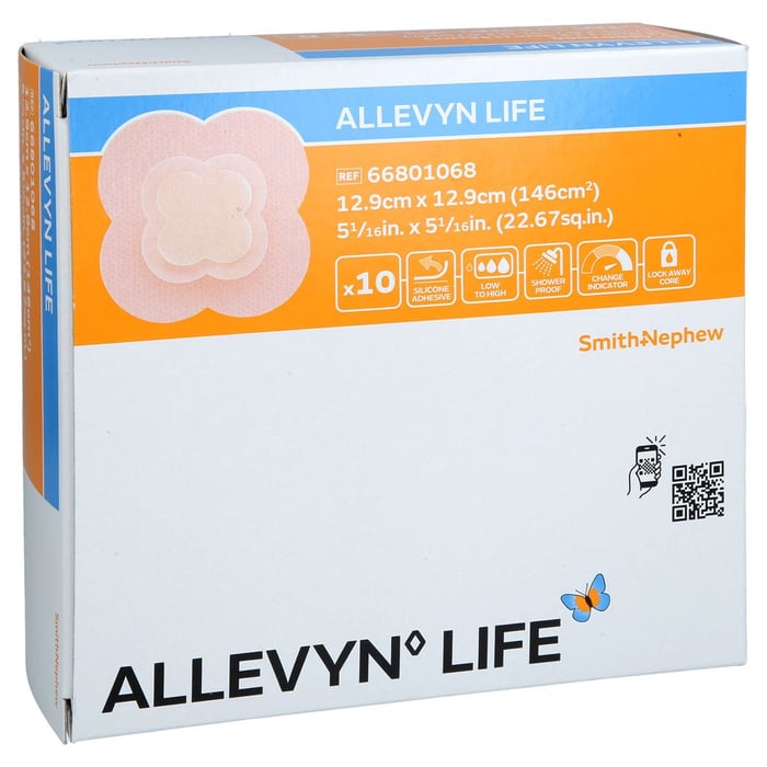 Allevyn Life 12,9x12,9 cm Silikonschaumverband