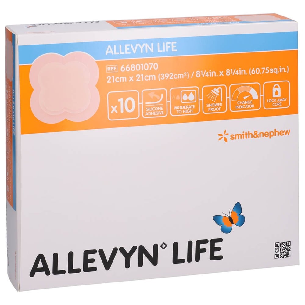 Allevyn Life 21x21 cm Silikonschaumverband Smith & Nephew