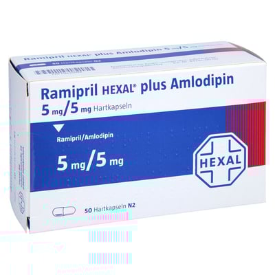 Ramipril HEXAL plus Amlodipin 5 mg/5 mg