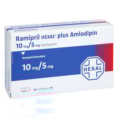 Ramipril HEXAL plus Amlodipin 10 mg/5 mg