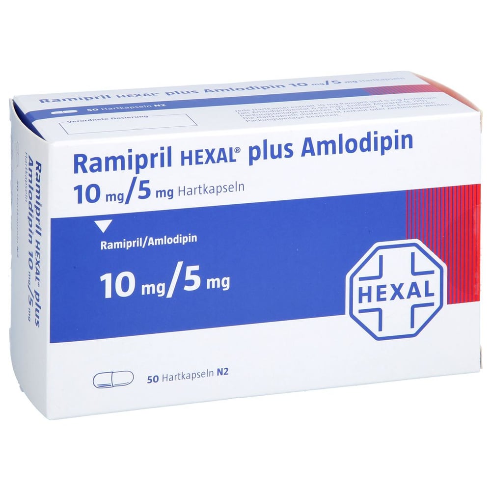 Ramipril HEXAL plus Amlodipin 10 mg/5 mg