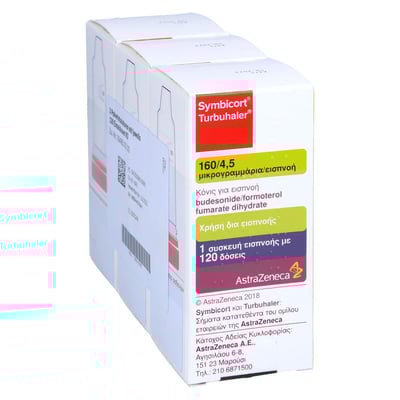 Symbicort Turbuhaler 160/4,5 Mikrogramm/Dosis