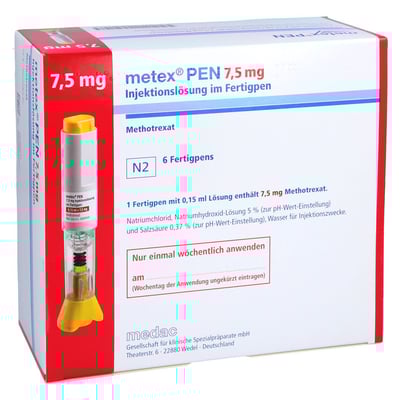 Metex PEN 7,5 mg (50 mg/ml) Injektionslösung im Fertigpen