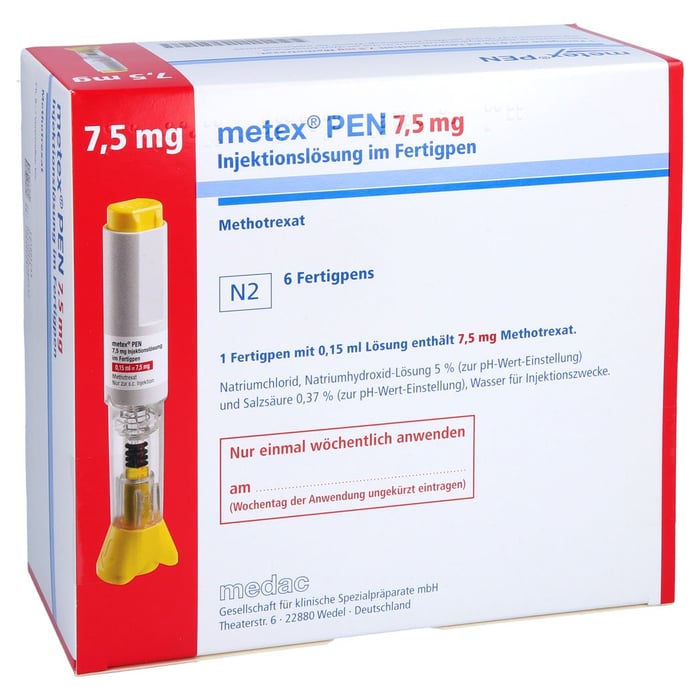 Metex PEN 7,5mg (50mg/ml) Injektionslösung im Fertigpen