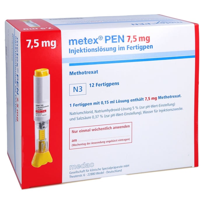 Metex PEN 7,5mg (50mg/ml) Injektionslösung im Fertigpen