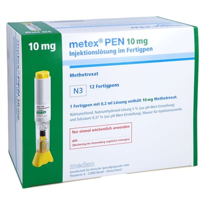 Metex PEN 10 mg (50 mg/ml) Injektionslösung im Fertigpen