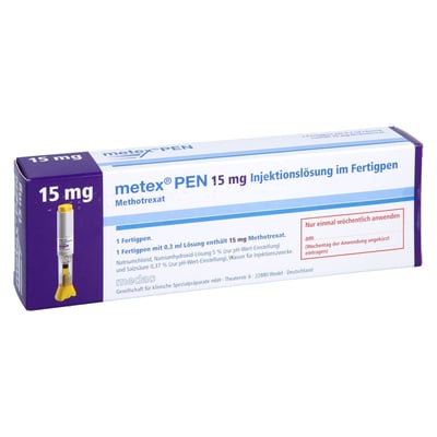 Metex PEN 15 mg (50 mg/ml) Injektionslösung im Fertigpen