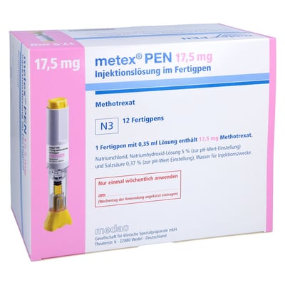 Metex PEN 17,5 mg (50 mg/ml) Injektionslösung im Fertigpen
