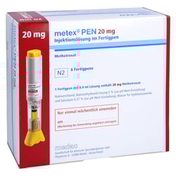 Metex PEN 20 mg (50 mg/ml) Injektionslösung im Fertigpen