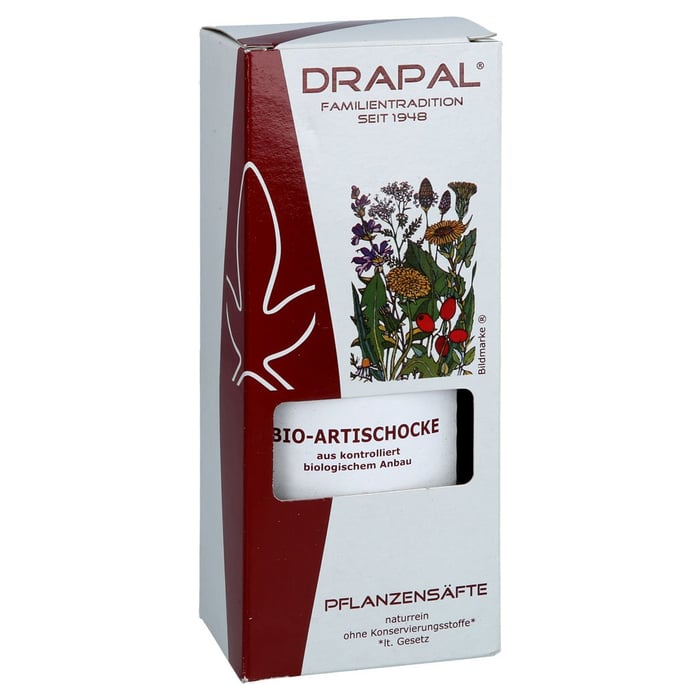 Artischocken Bio Pflanzensaft Drapal