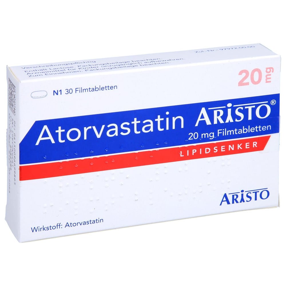 Atorvastatin Aristo 20 mg