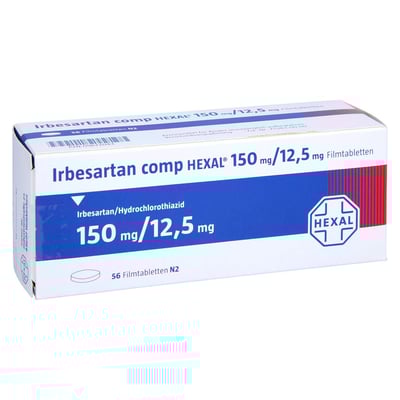 Irbesartan comp HEXAL 150 mg/12,5 mg