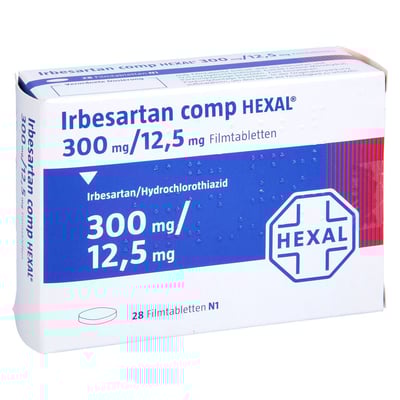 Irbesartan comp HEXAL 300 mg/12,5 mg