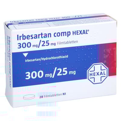 Irbesartan comp HEXAL 300 mg/25 mg