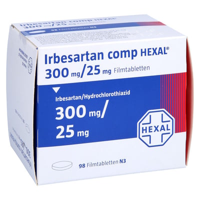 Irbesartan comp HEXAL 300 mg/25 mg
