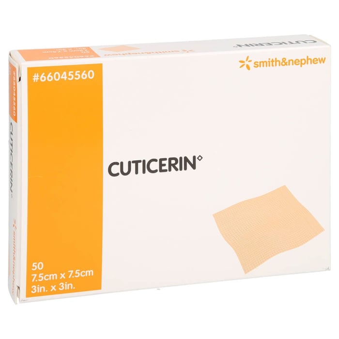 Cuticerin 7,5x7,5 cm Gaze m.Salbenbeschichtung