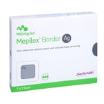 Mepilex Border Ag Schaumverband 7x7,5 cm steril ACA Müller/ADAG Pharma