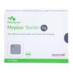 Mepilex Border Ag Schaumverband 7x7,5 cm steril ACA Müller/ADAG Pharma