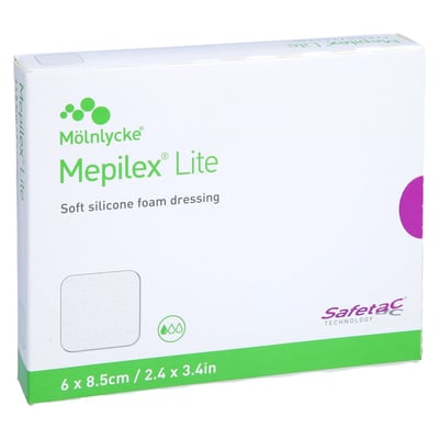 Mepilex Lite Schaumverband 6x8,5 cm steril