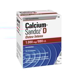 Calcium-Sandoz D Osteo intens 1000 mg/880 I.E.