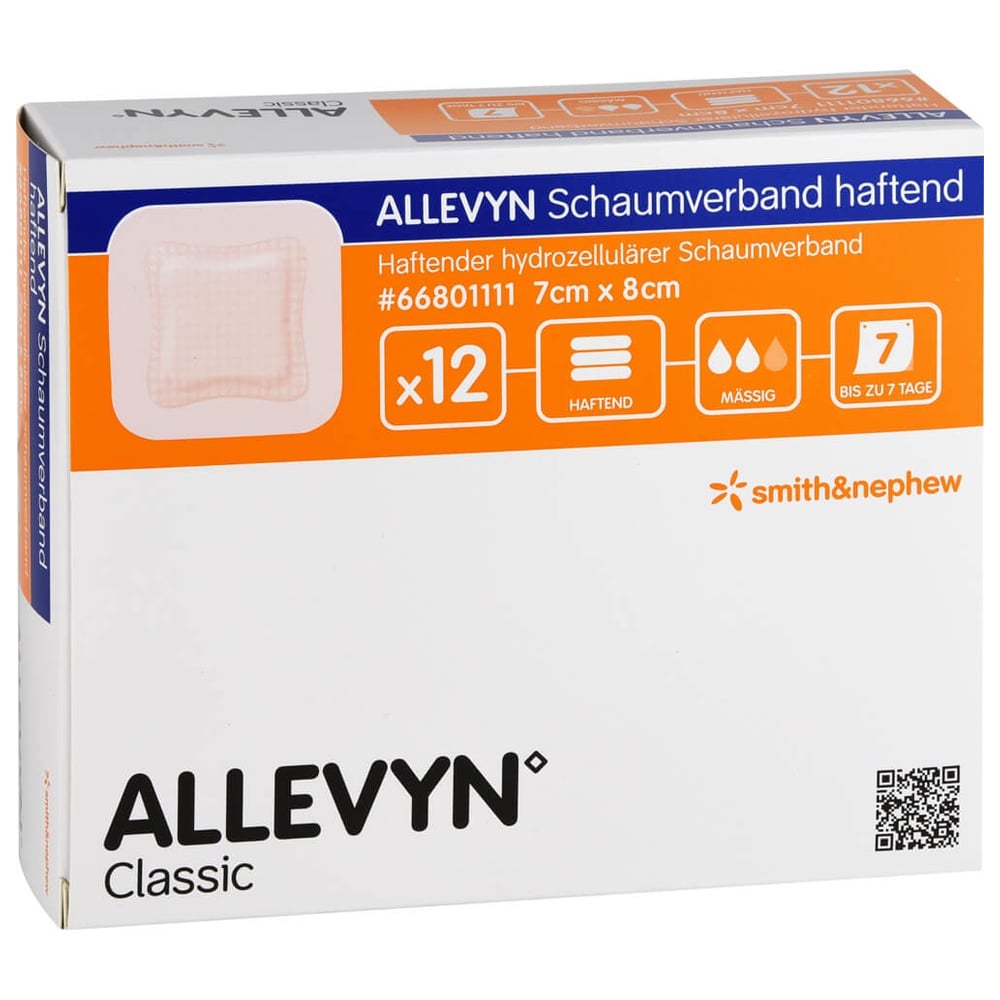 Allevyn Schaumverband 7x8 cm haftend