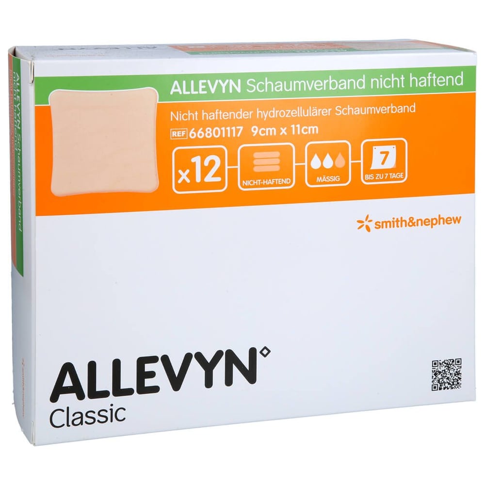 Allevyn Schaumverband 9x11 cm nicht haftend