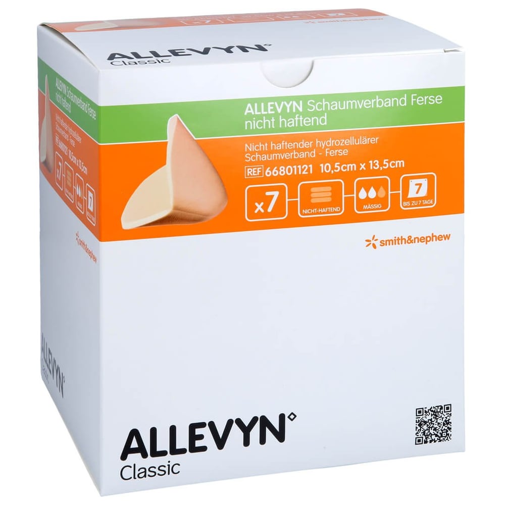Allevyn Schaumverband Ferse n.haft.10,5x13,5cm Smith & Nephew