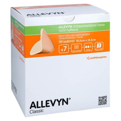 Allevyn Schaumverband Ferse n.haftend 10,5x13,5 cm Smith & Nephew