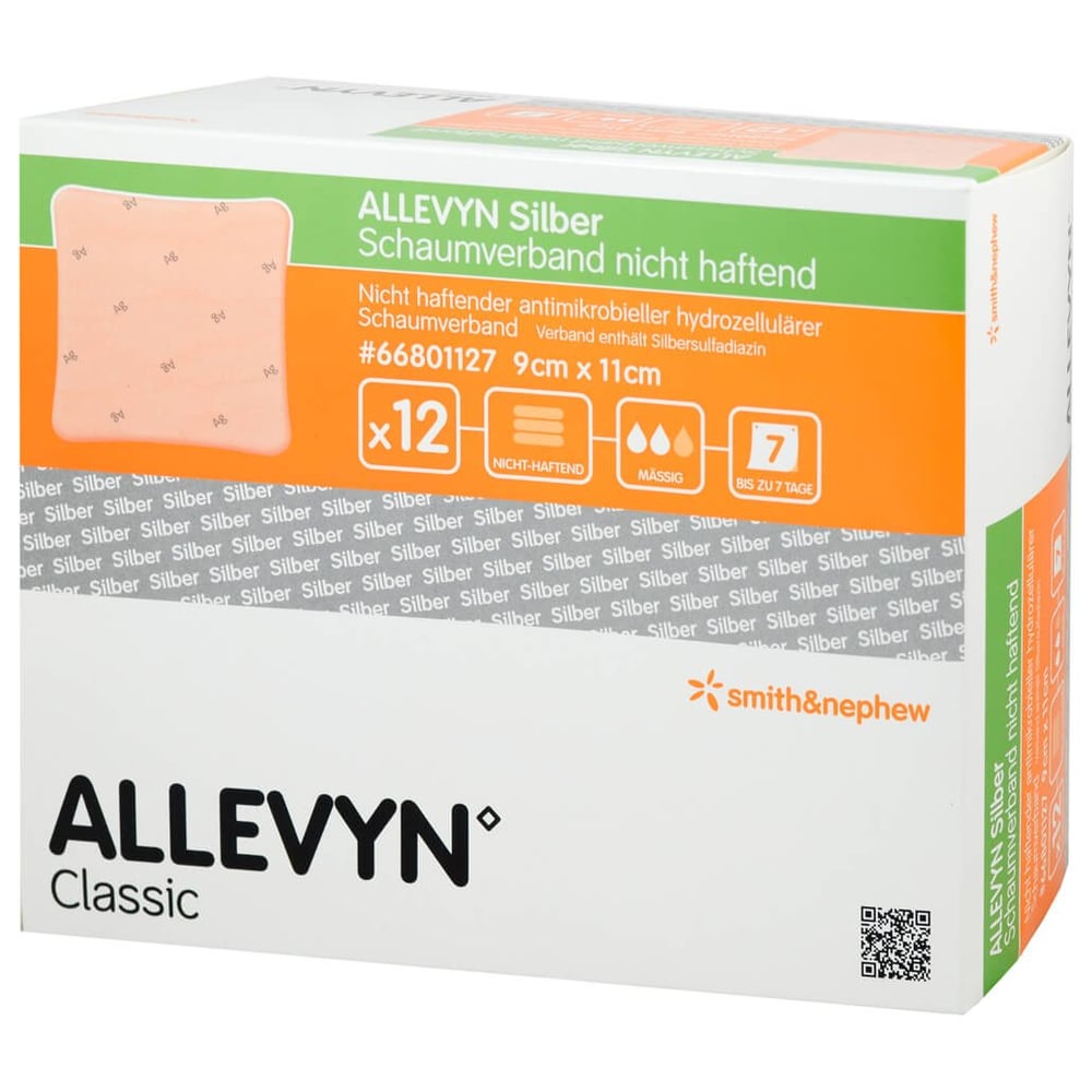 Allevyn Silber Schaumverb.9x11 cm nicht haftend