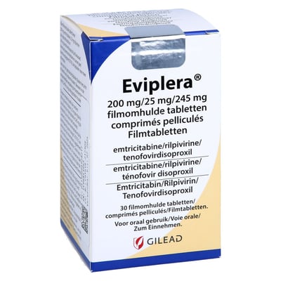 Eviplera 200 mg/25 mg/245 mg