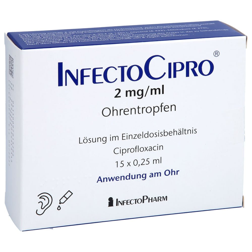 Infectocipro 2mg/ml Ohrentropfen