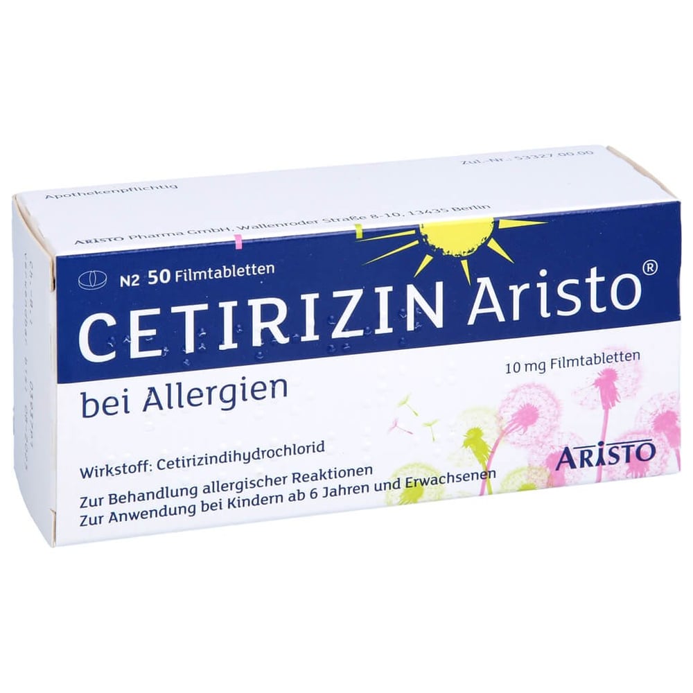 Cetirizin Aristo bei Allergien 10 mg