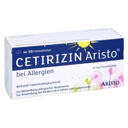 Cetirizin Aristo bei Allergien 10 mg