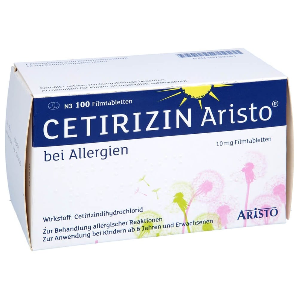 Cetirizin Aristo bei Allergien 10 mg
