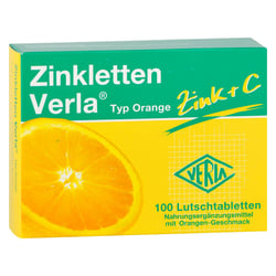 Zinkletten Verla Orange Lutschtabletten