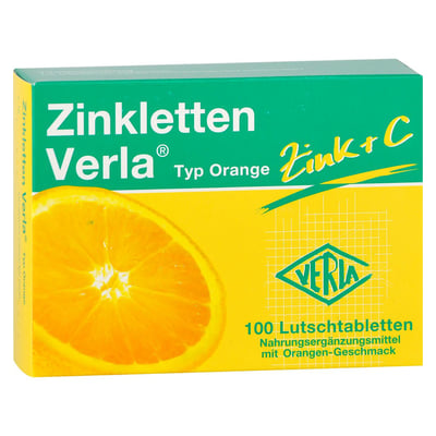 Zinkletten Verla Orange Lutschtabletten