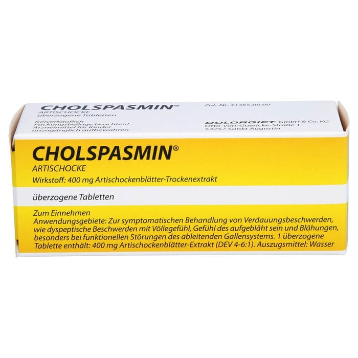 Cholspasmin Artischocke