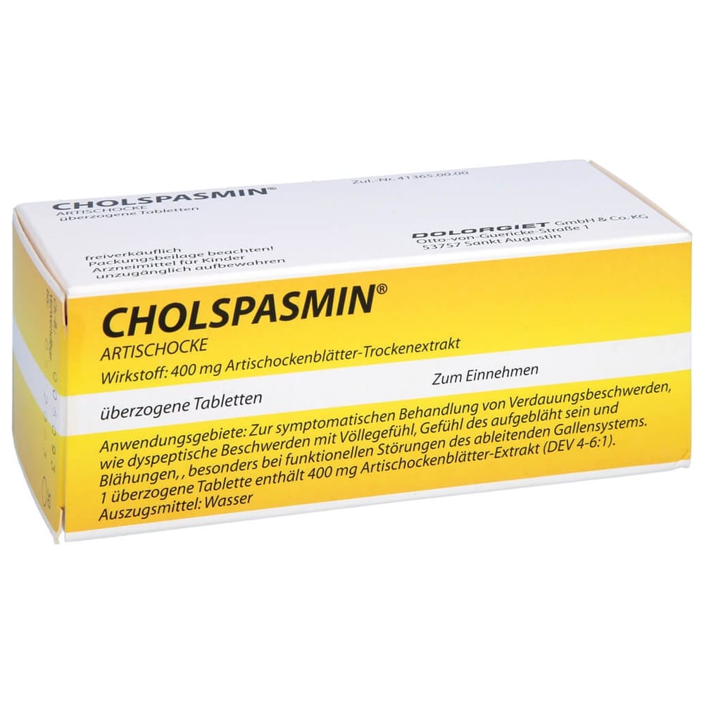 Cholspasmin Artischocke