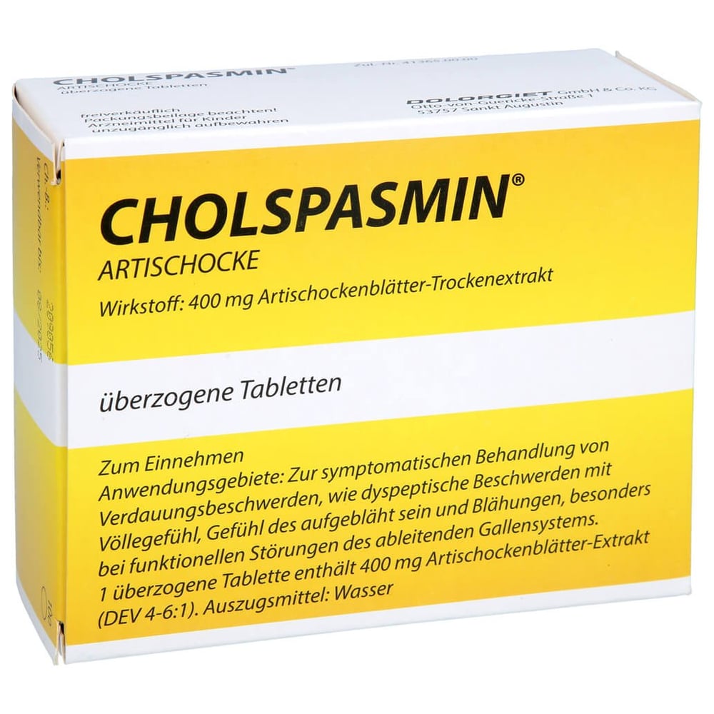 Cholspasmin Artischocke