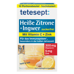Tetesept heiße Zitrone mit Ingwer zuckerfr.Pulver