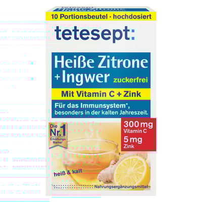 Tetesept heiße Zitrone mit Ingwer zuckerfr.Pulver