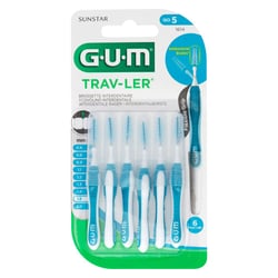 Gum Trav-ler 1,6 mm Tanne blau Interdental+6Kappen