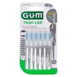 Gum Trav-ler 2,0 mm Kerze grau Interdental+6Kappen