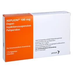 Xeplion 100 mg Depot-Injektionssup. Fertigspr.