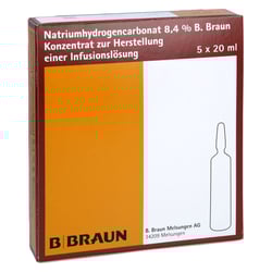Natriumhydrogencarbonat B.Braun 8,4% Glas