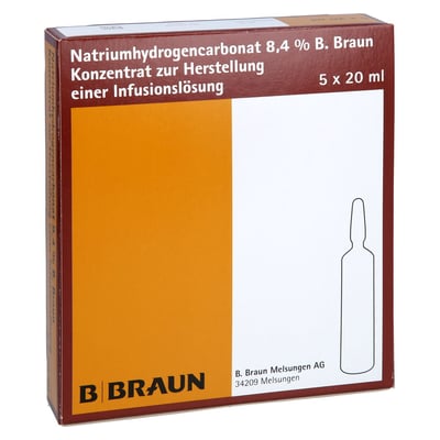 Natriumhydrogencarbonat B.Braun 8,4% Glas