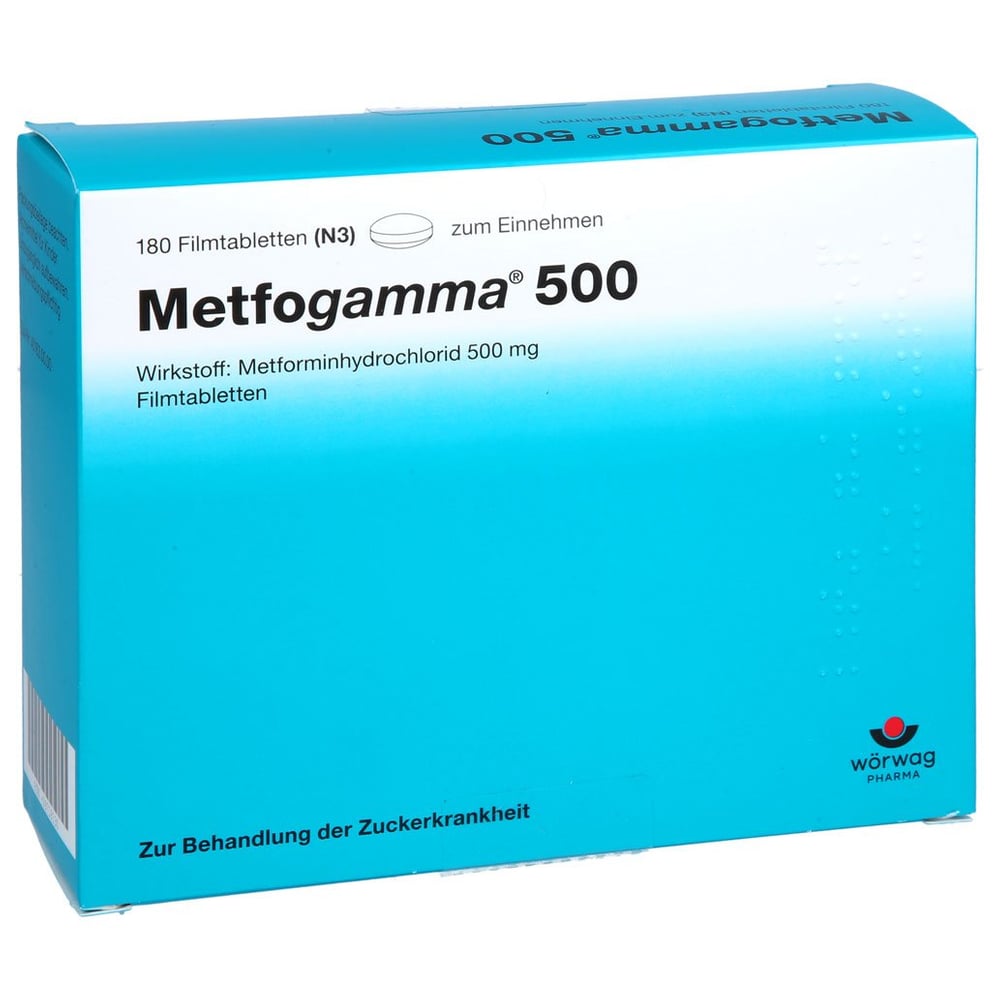 Metfogamma 500 mg