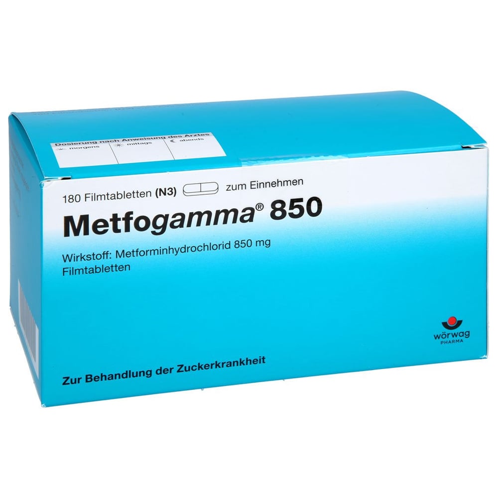 Metfogamma 850 mg