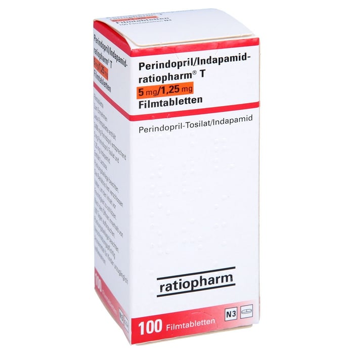 Perindopril/Indapamid-ratiopharm T 5mg/1,25mg