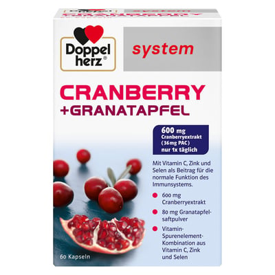 Doppelherz Cranberry + Granatapfel system